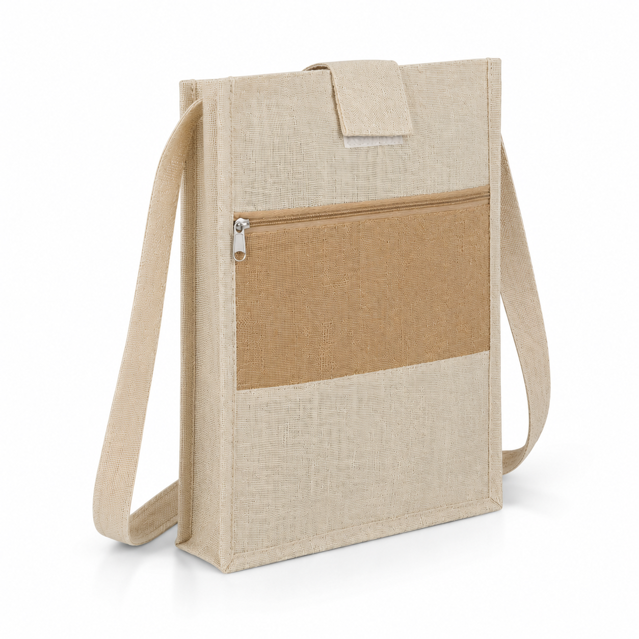 LONG HANDLE FOR EASY SHOULDER CARY / FRONT POKET FOR QUICK ACCESS / SPACIOUS , STURDY & ECO-FFRIENDLY / IDEAL FOR DAILY USE , SHOPPING , OR GIFTING image 2