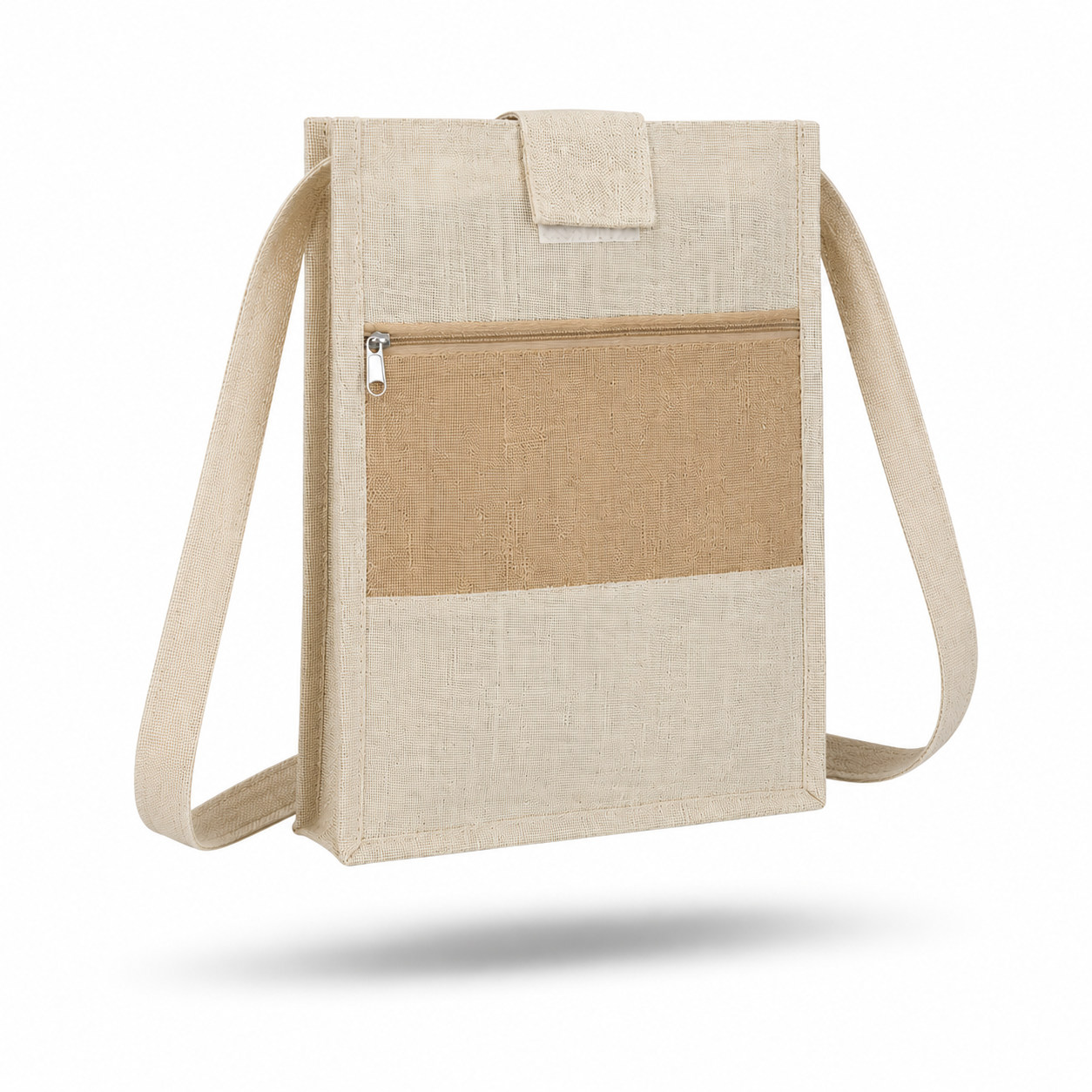 LONG HANDLE FOR EASY SHOULDER CARY / FRONT POKET FOR QUICK ACCESS / SPACIOUS , STURDY & ECO-FFRIENDLY / IDEAL FOR DAILY USE , SHOPPING , OR GIFTING image 4