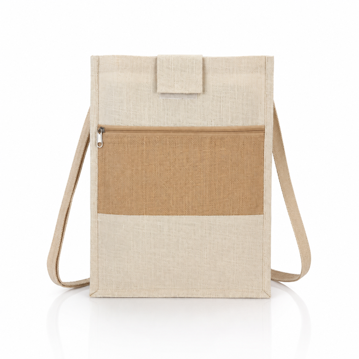 LONG HANDLE FOR EASY SHOULDER CARY / FRONT POKET FOR QUICK ACCESS / SPACIOUS , STURDY & ECO-FFRIENDLY / IDEAL FOR DAILY USE , SHOPPING , OR GIFTING image 5
