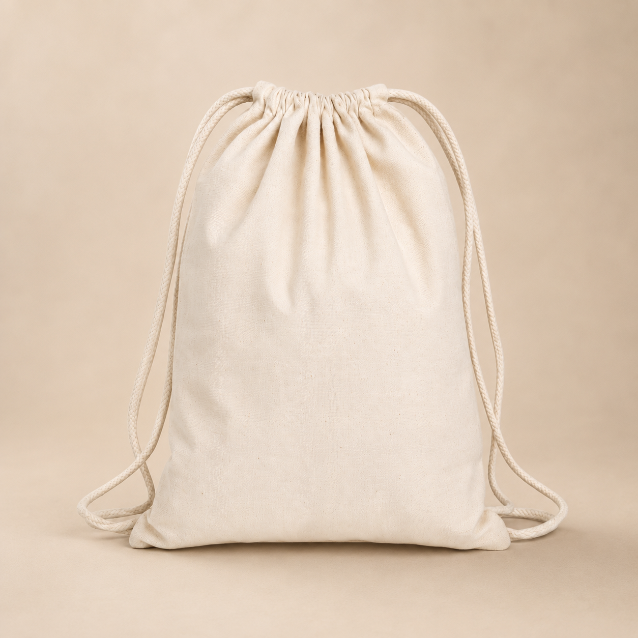 CANVAS DRAWSTRING BIG WHITE image 3
