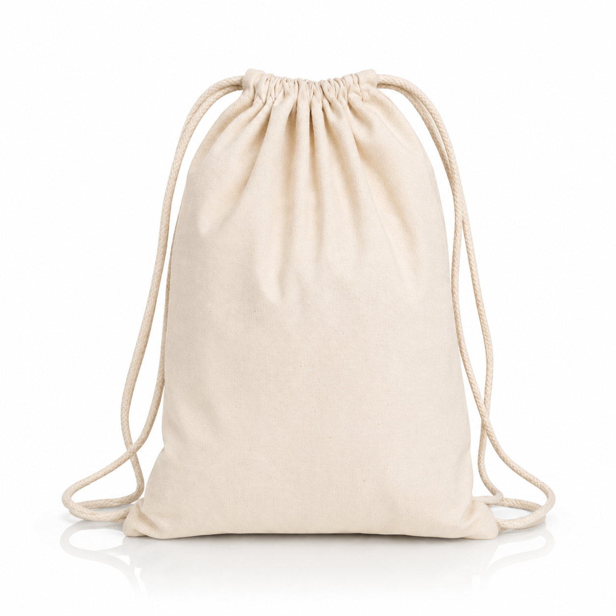 CANVAS DRAWSTRING BIG WHITE image 4