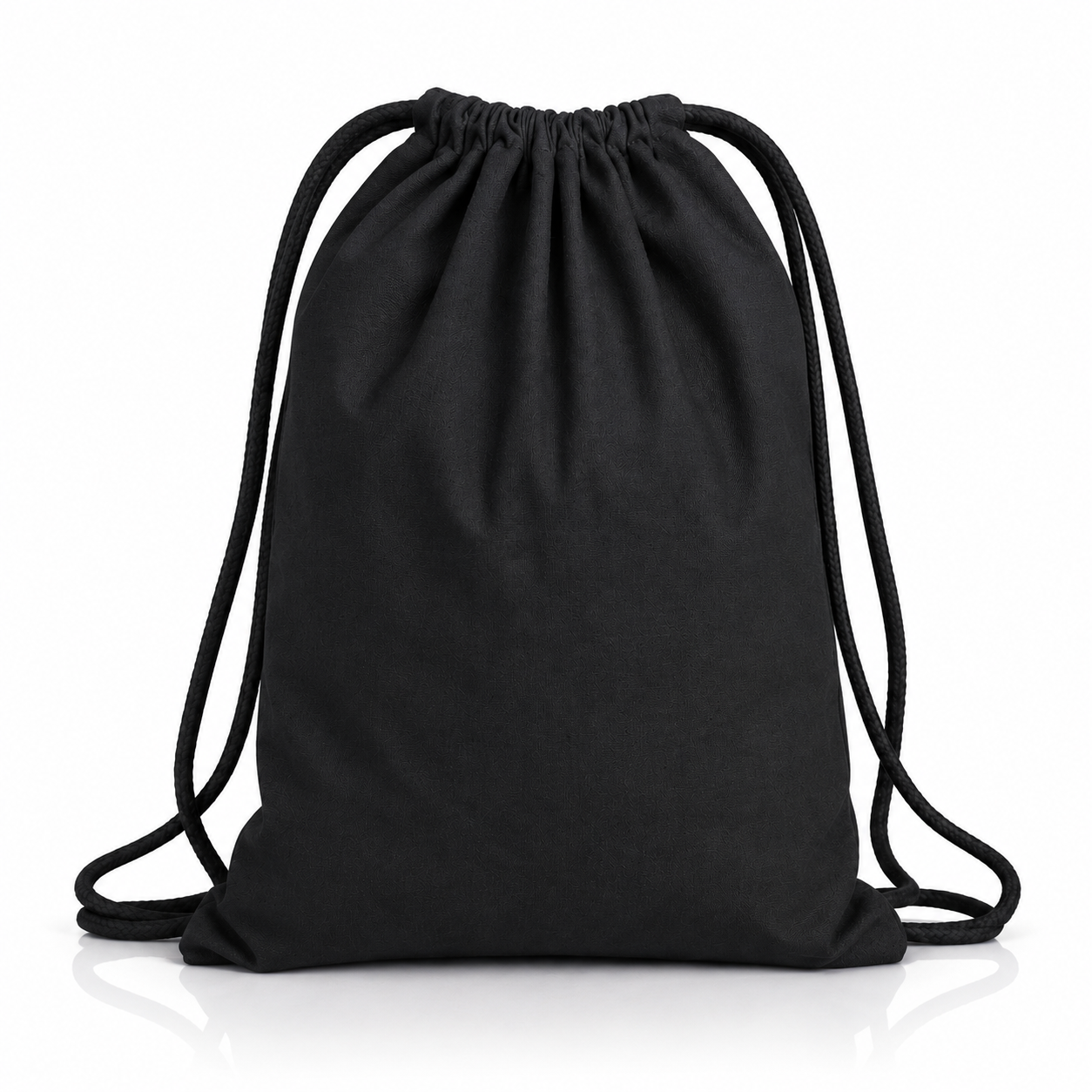 CANVAS DRAWSTRING BIG BLACK  image 4
