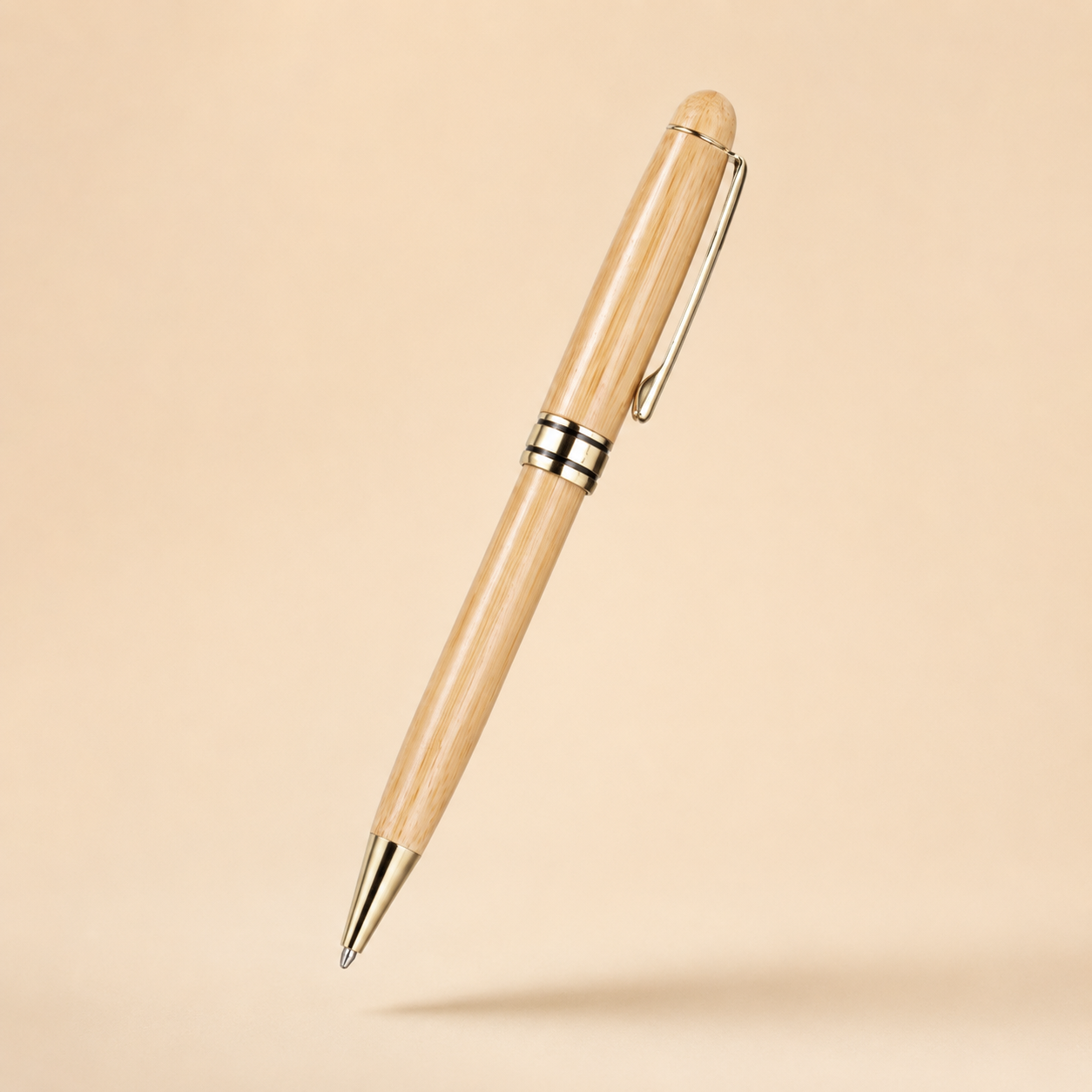 BP5 Bamboo Ball Pen with Metal Refill