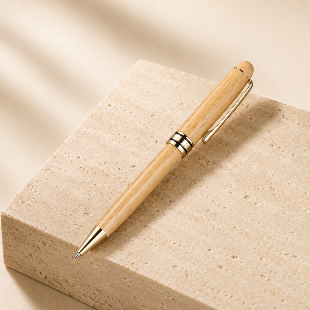 BP5 Bamboo Ball Pen with Metal Refill image 2