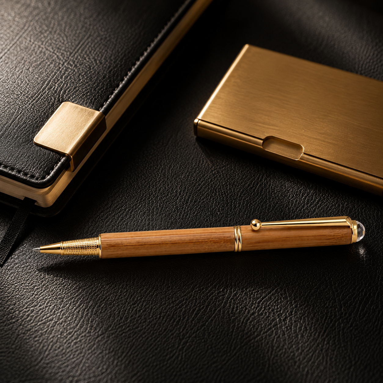 BP 7 Bamboo Roller Ball Pen (Diamond Pen) image 5