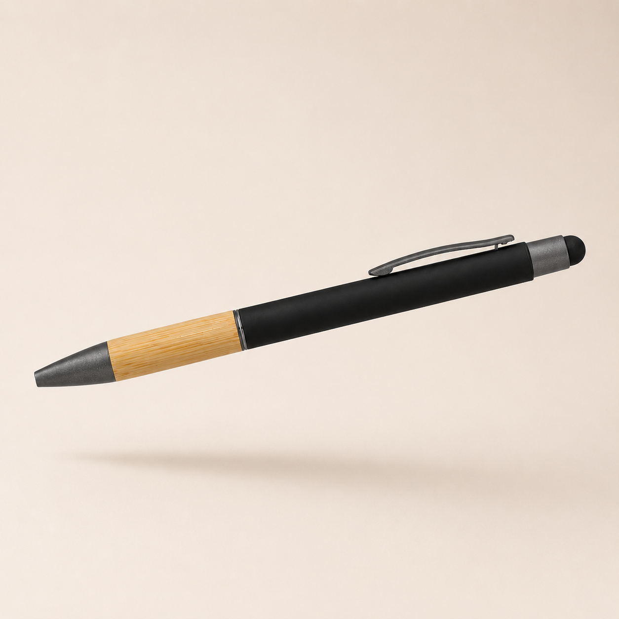 BP8 Metal Pen with Bamboo Grip image 2
