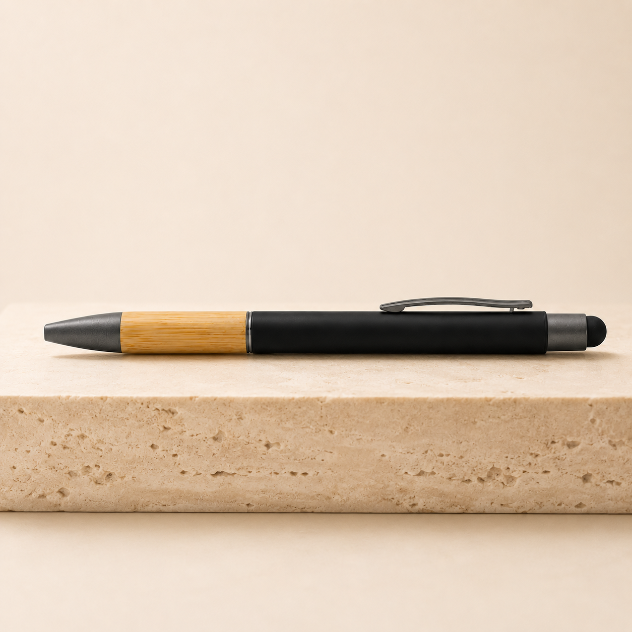BP8 Metal Pen with Bamboo Grip image 5