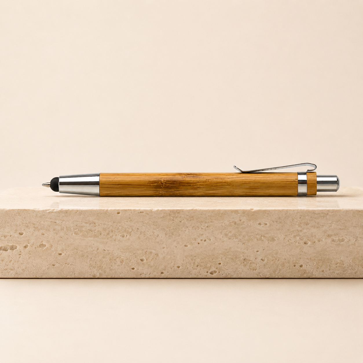 BP9 Bamboo Ball pen with Stylus on Tip image 2