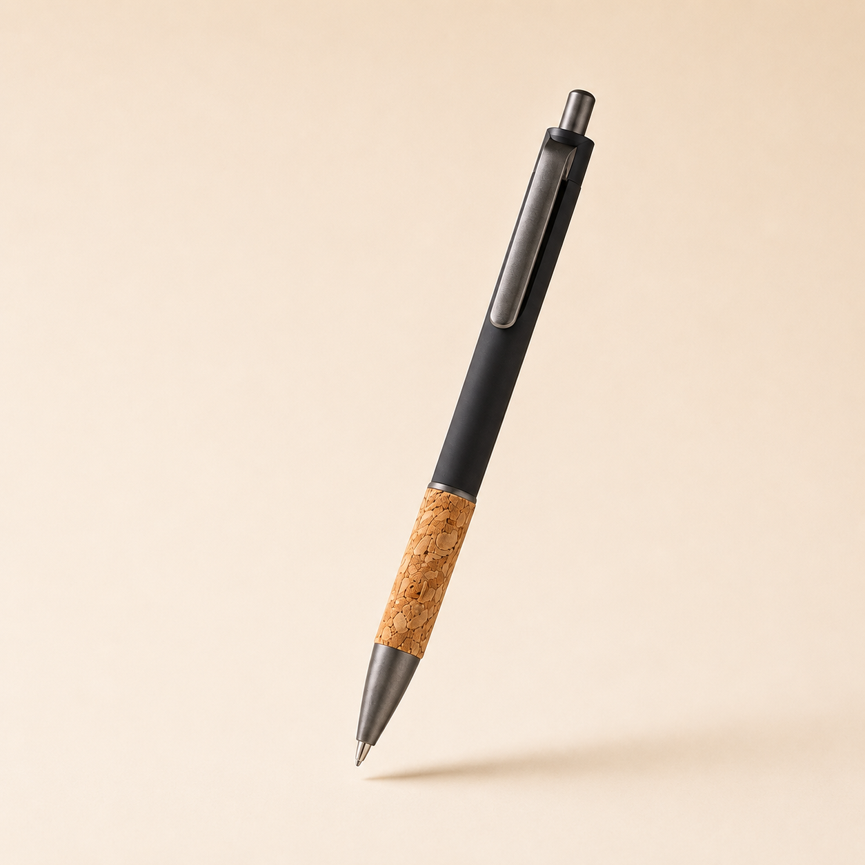OP2 Velvet Touch Metal Body Pen with Cork Grip image 2