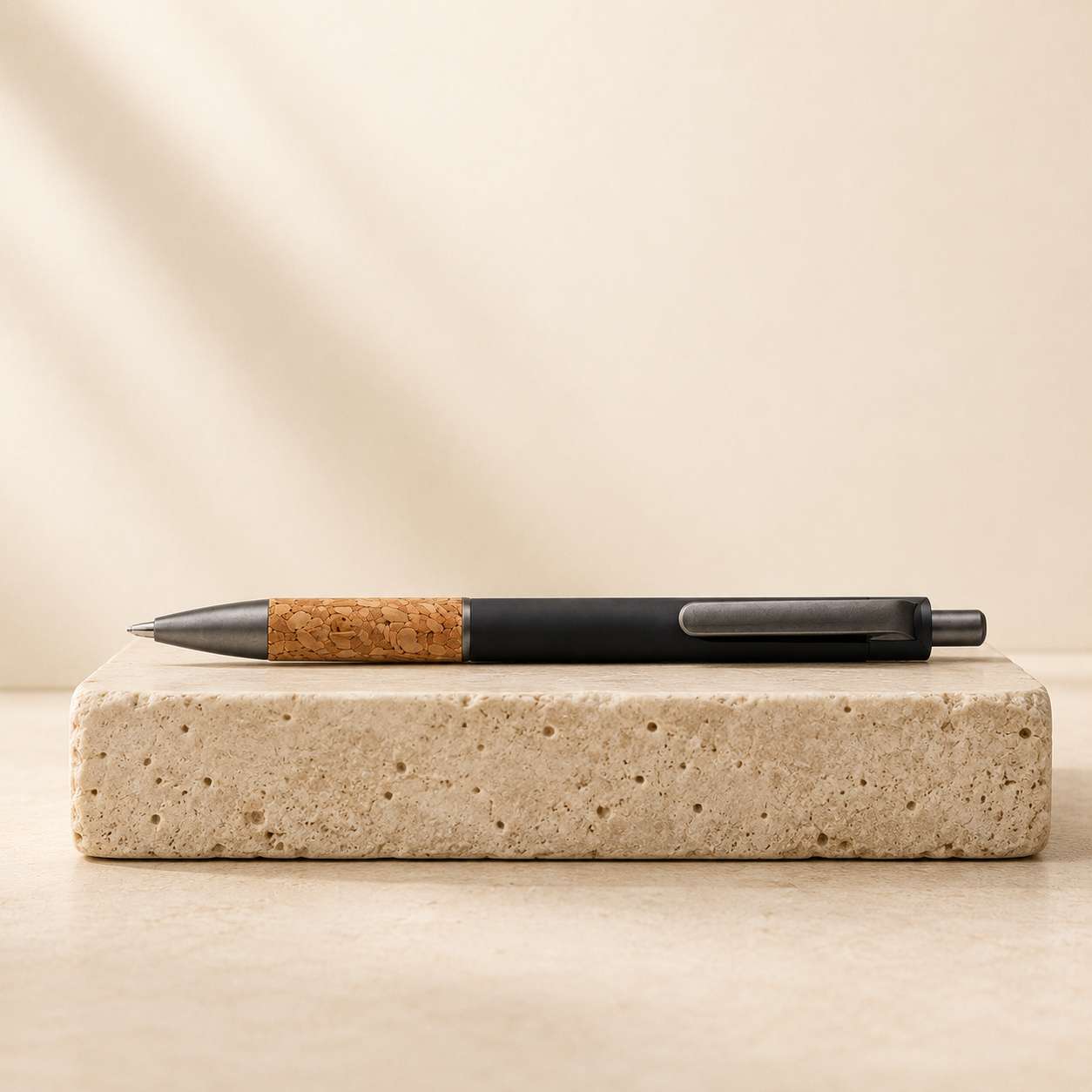 OP2 Velvet Touch Metal Body Pen with Cork Grip image 5