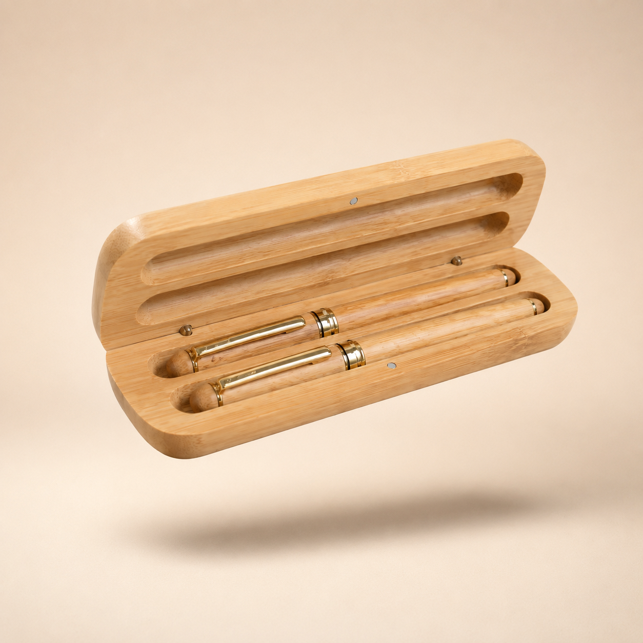 PB5 Bamboo Magnetic Gift Box for 2 Pen image 2