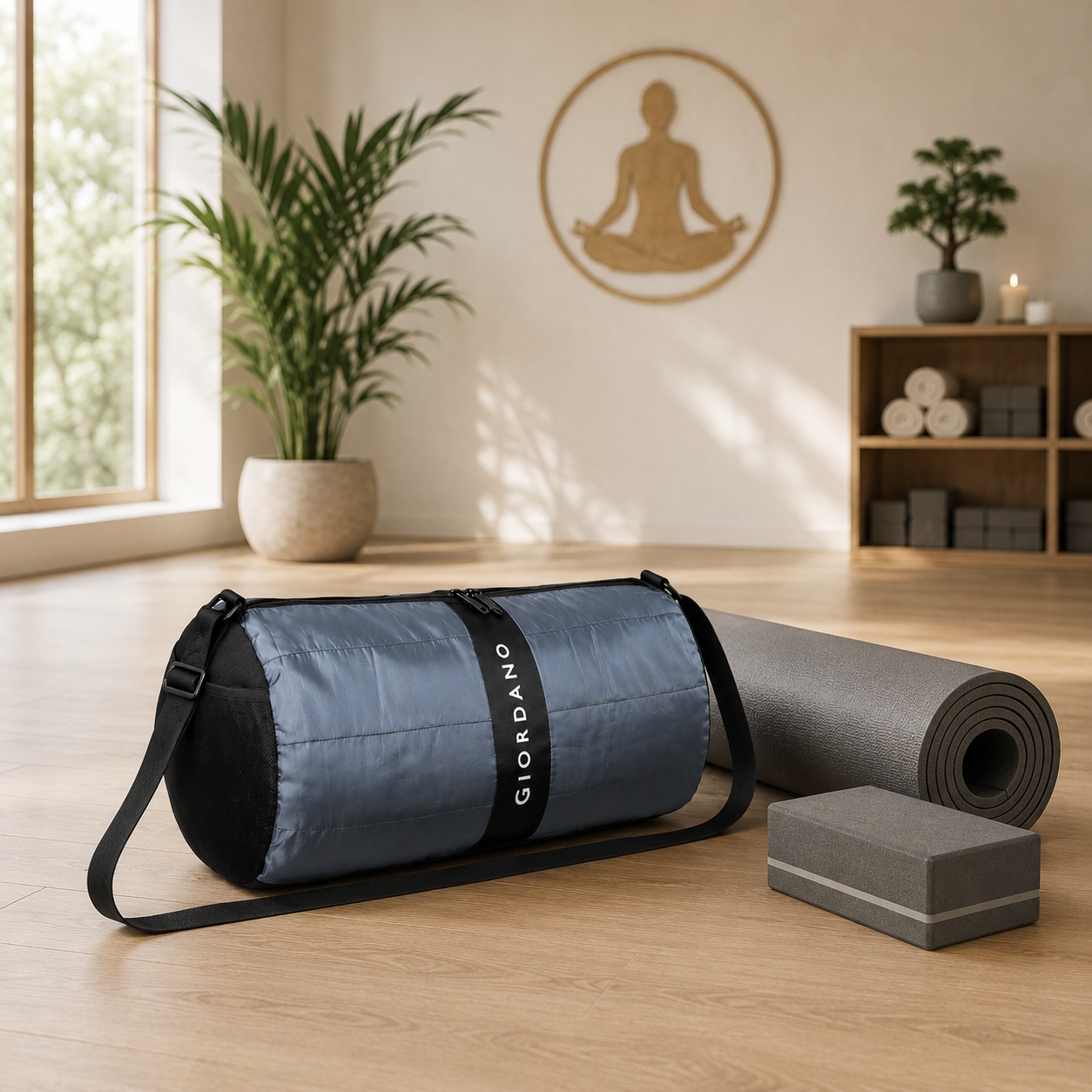 PRODUCT CODE : G - 04 DUFFLE BAG GREY image 4