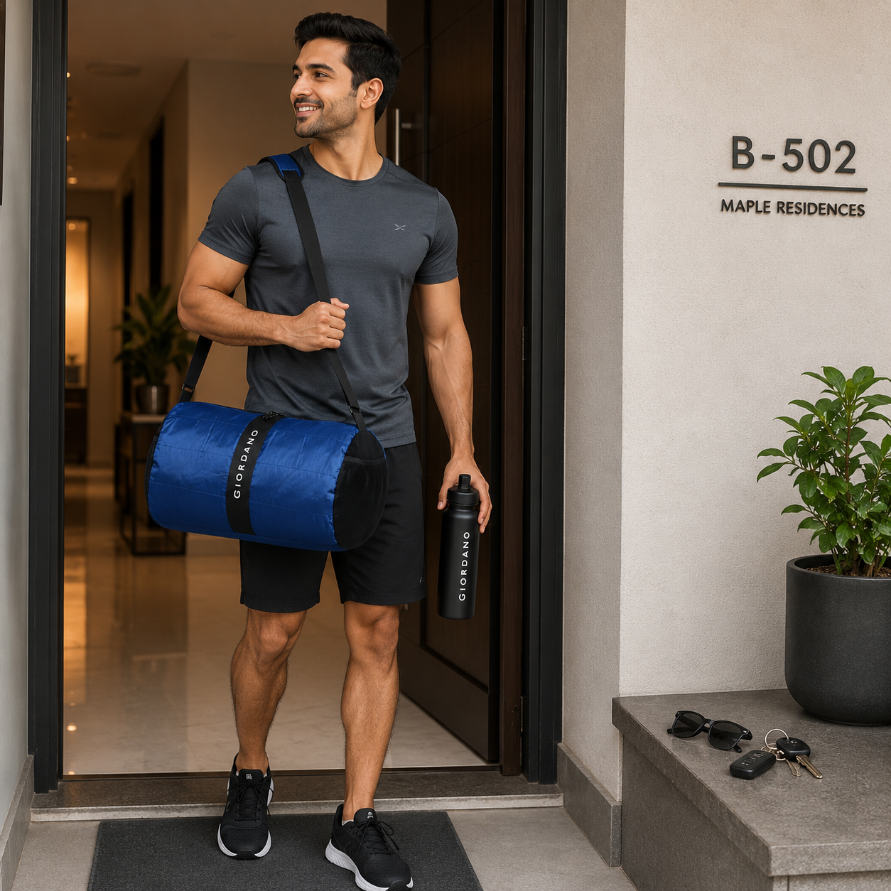 PRODUCT CODE : G - 04 DUFFLE BAG BLUE