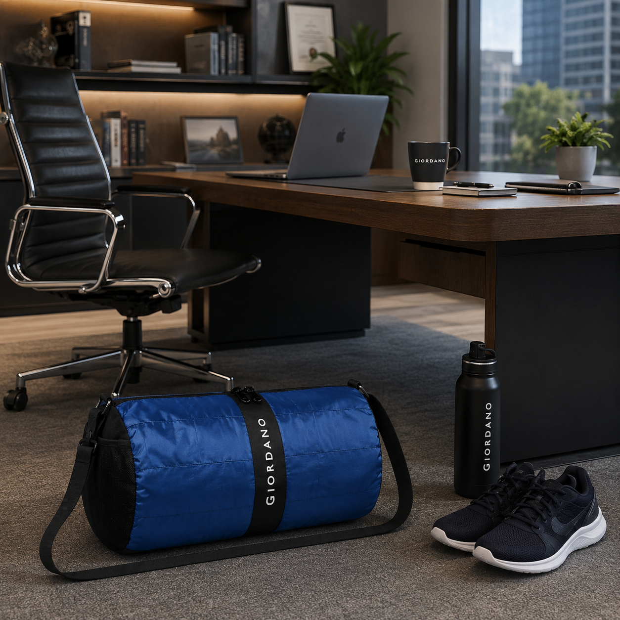 PRODUCT CODE : G - 04 DUFFLE BAG BLUE image 2