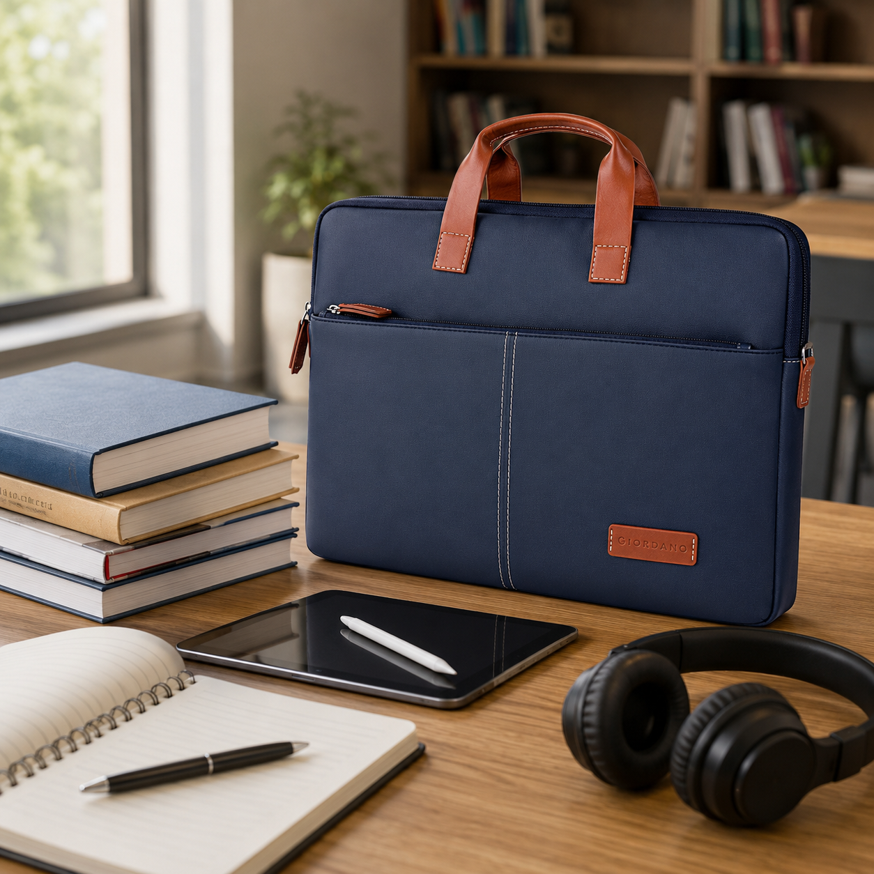 G 24 GIORDANO UNI LAPTOP SLVEER NAVY BLUE
