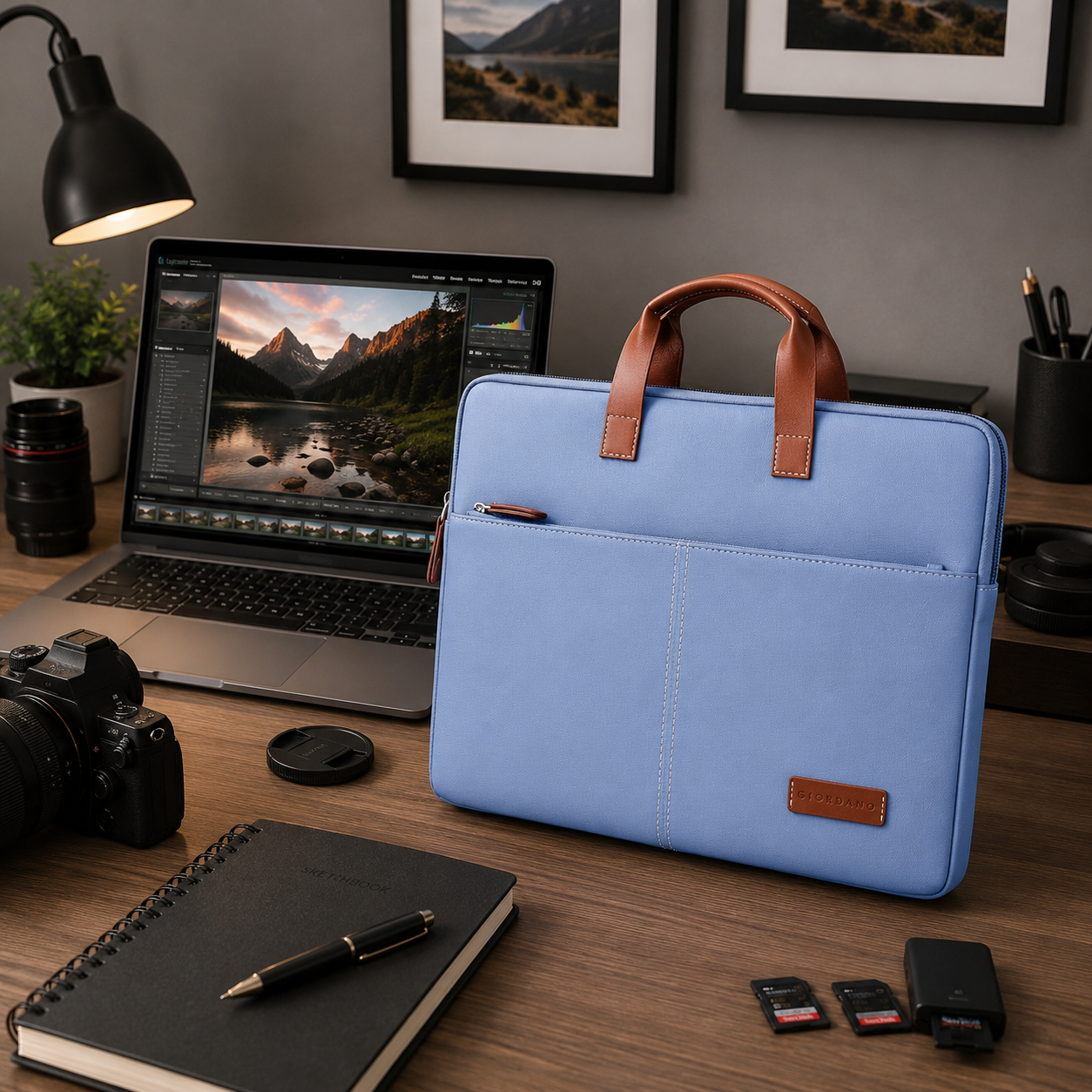 G 27GIORDANO UNI LAPTOP SLVEER SKY BLUE image 5