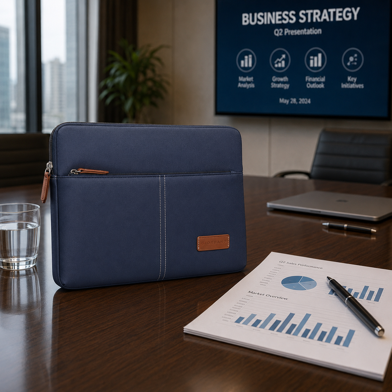 G 31 GIORDANO LEO LPAD / TABLET SLEEVE NAVY BLUE