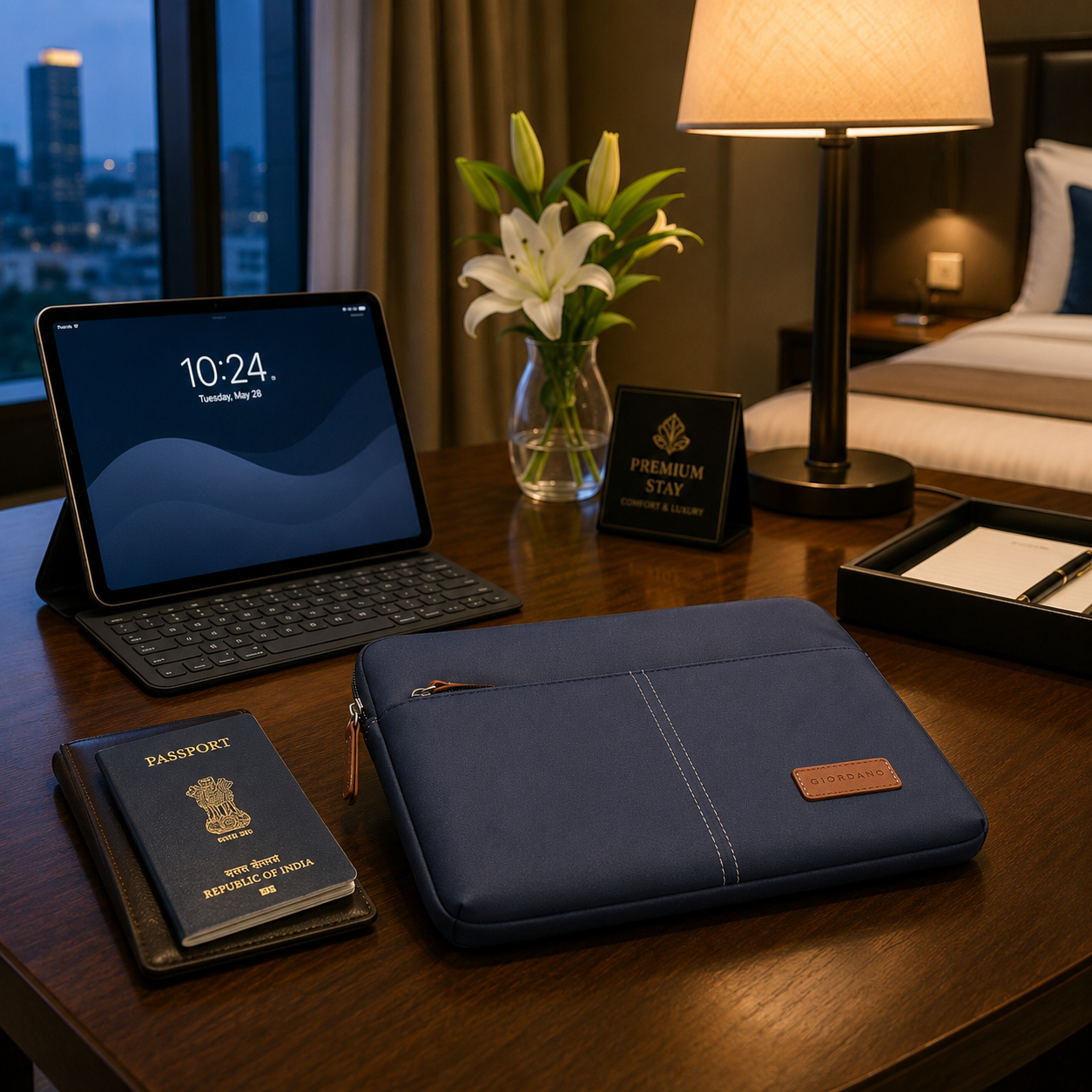 G 31 GIORDANO LEO LPAD / TABLET SLEEVE NAVY BLUE image 2