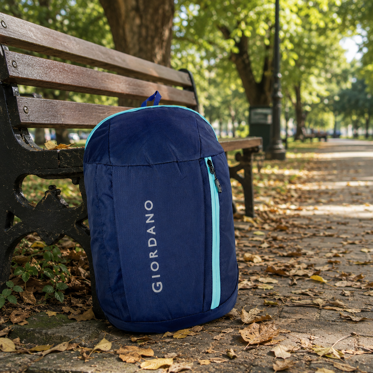 G - 15 GIORDANO ECO BACKPACK BLUE image 4