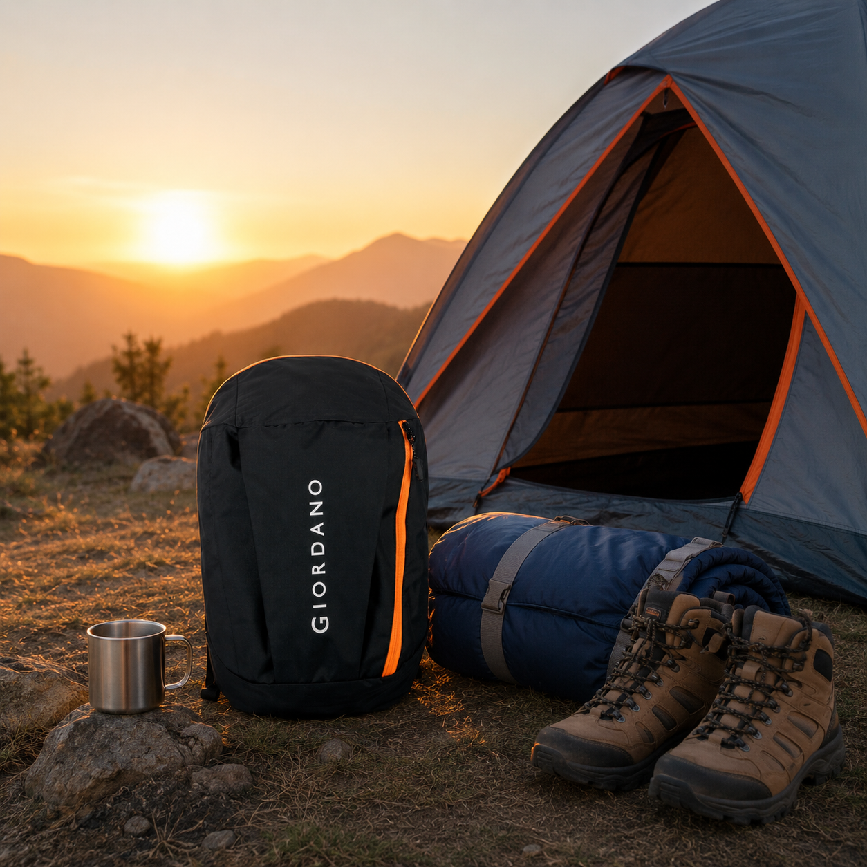 G -16 GIORDANO ECO BACKPACK BLACK image 3