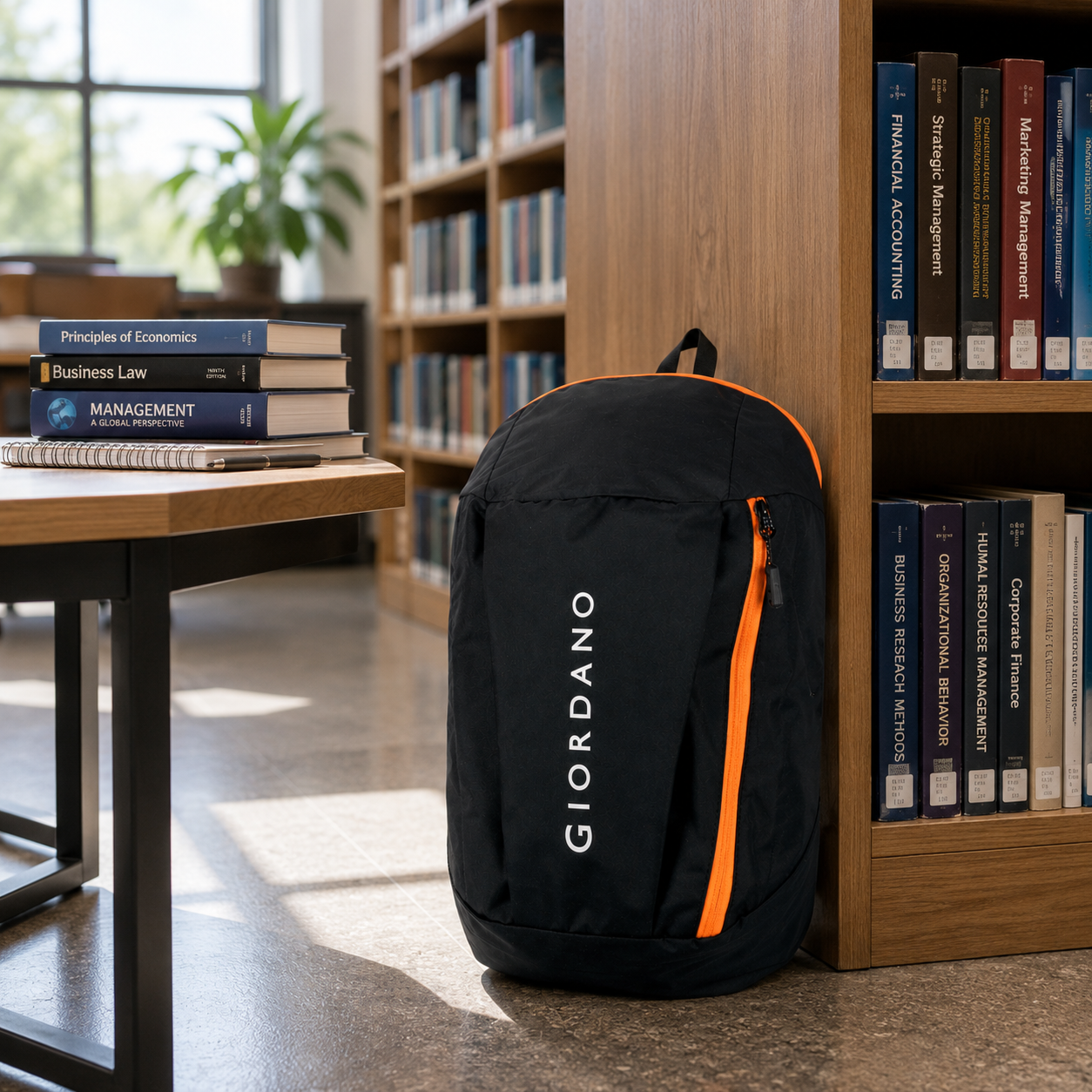 G -16 GIORDANO ECO BACKPACK BLACK image 4