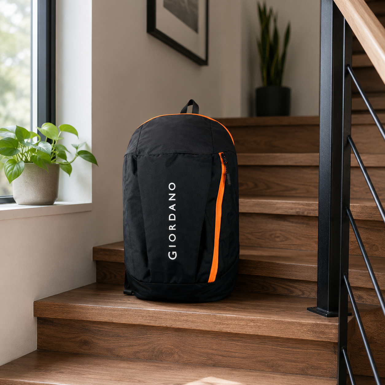 G -16 GIORDANO ECO BACKPACK BLACK image 5