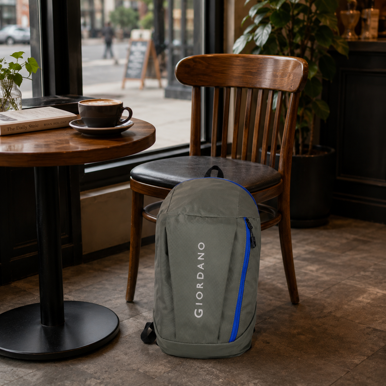 G -17 GIORDANO ECO BACKPACK GREY image 2
