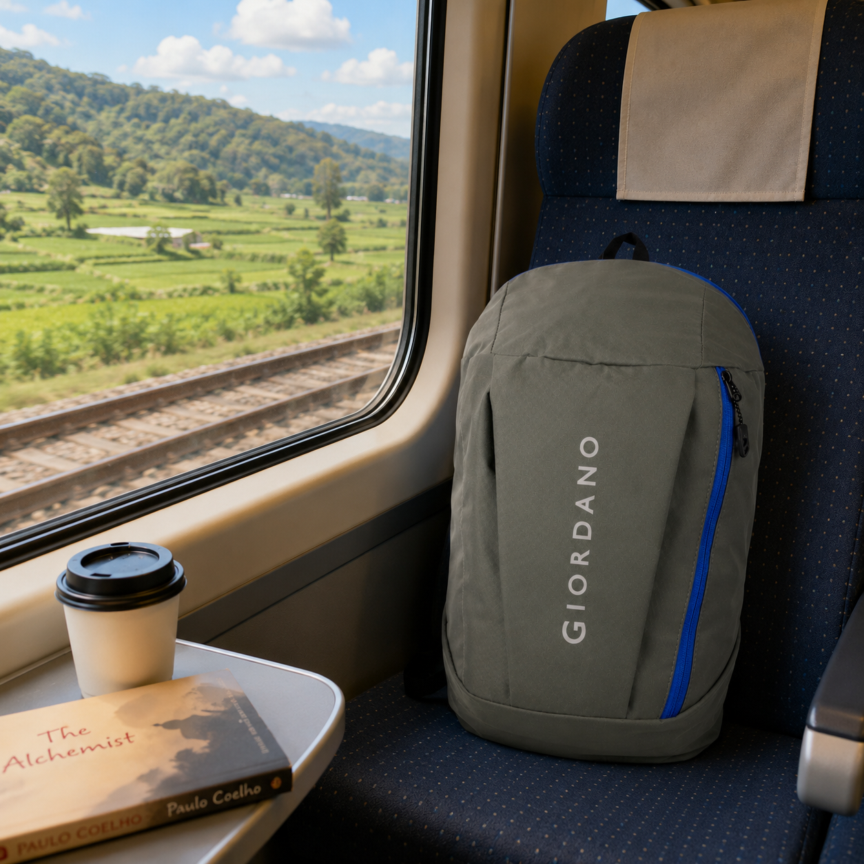 G -17 GIORDANO ECO BACKPACK GREY image 3