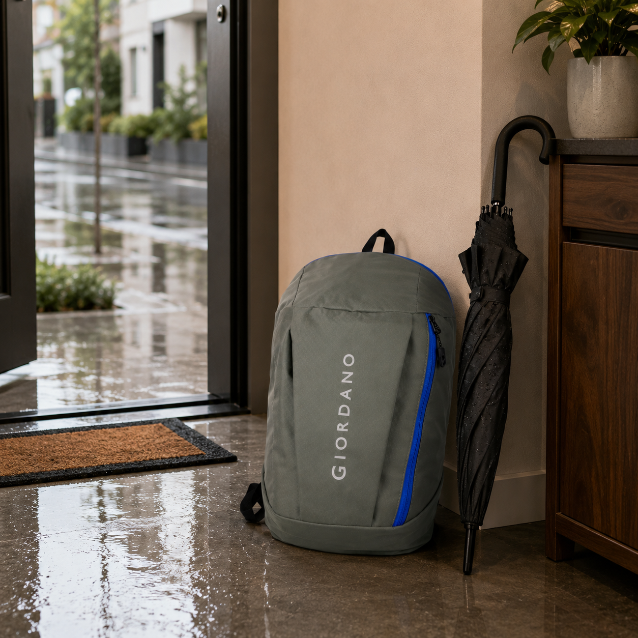 G -17 GIORDANO ECO BACKPACK GREY image 4