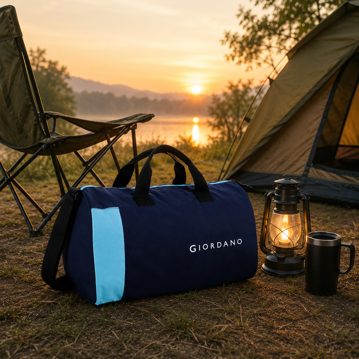 G 22 GIORDANO ECO DUFFEL NAVY BLUE image 5