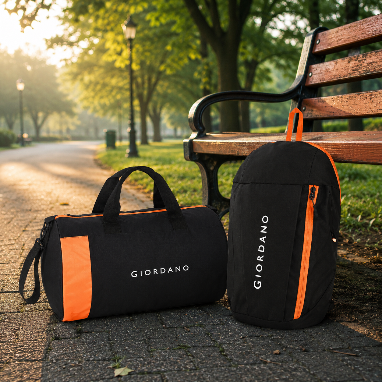GIORDANO ECO LAPTOP BAG & DUFFLE BAG BLACK -01 image 3