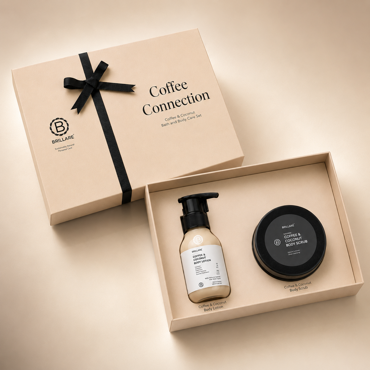 COFFEE CONNECTION PACK OF 02 CONTENTS : 1* BODY SCRUB 100G / 1* BODY LOTION 100 ML image 3
