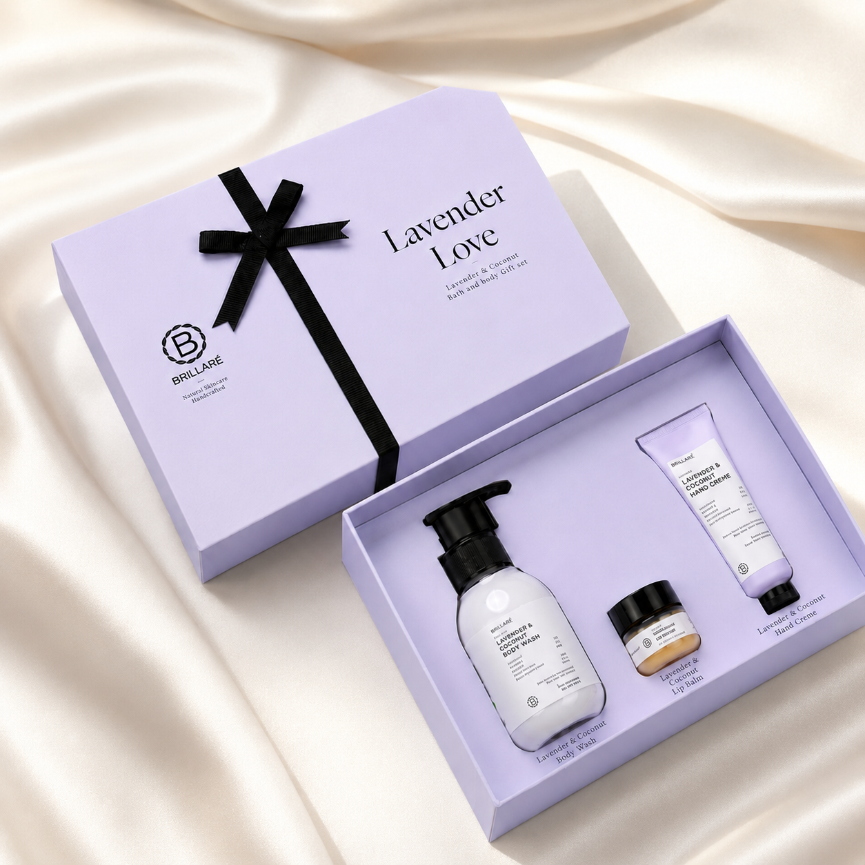 LAVENDAR LOVE PACK OF 03 CONTENTS : 1* BODY WASH 100ML / 1* LIP BALM 10G /1* HAND CRÈME 30G image 2