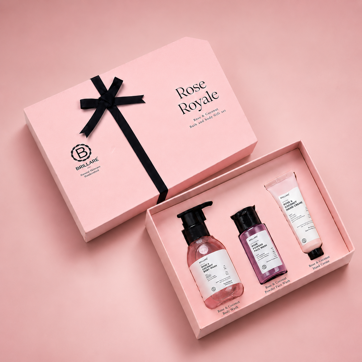ROSE ROYALE PACK OF 03 CONTENTS : 1* BODY WASH 100ML / 1* POWDER FASE WASH 15G / 1* HAND CRÈME 30G image 4