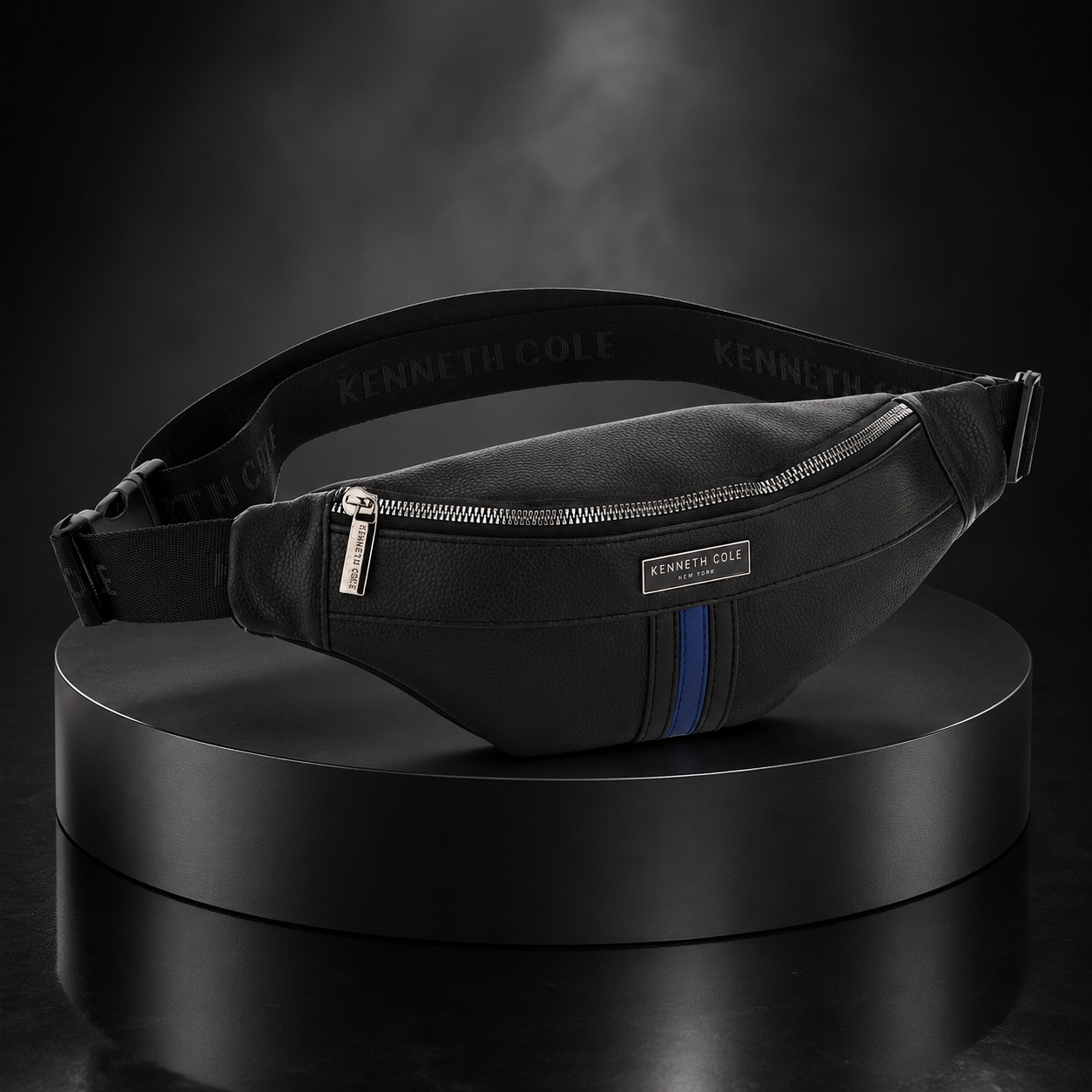 KC 18 STRIPE / WAIST POUCH BLACK 