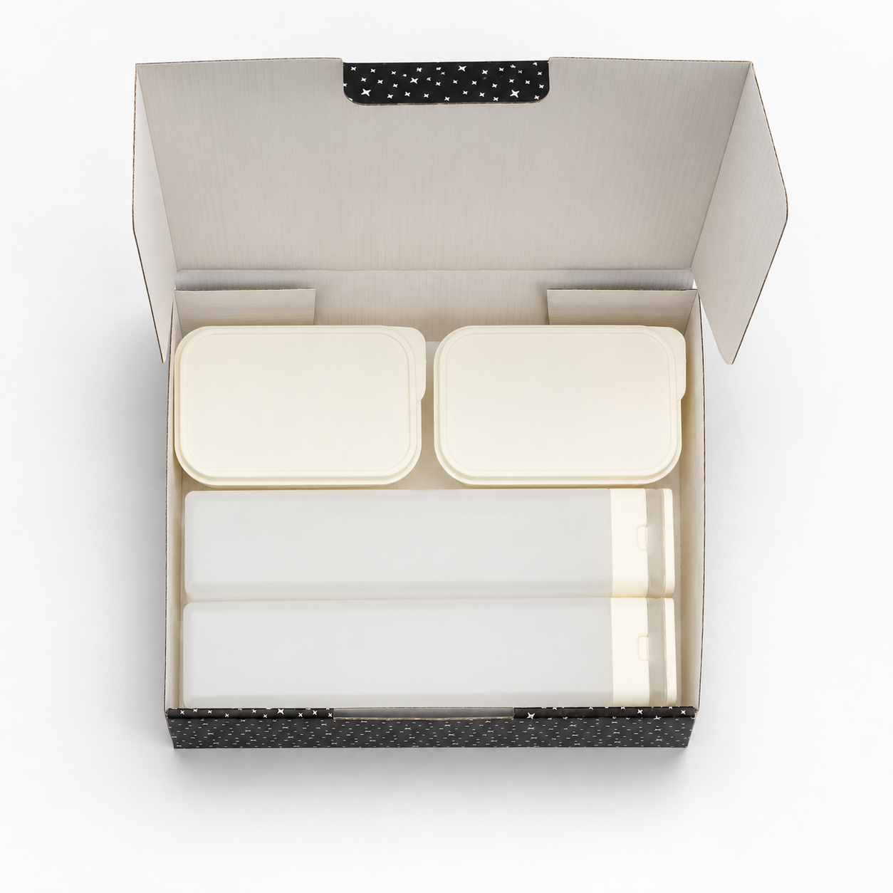 THE TWIN PAIR 2 PCS OF 1- LITRE SIP- POUT HANDLE BOTTLE + 2 STORAGE CONTAINERS OF 250 ML AND 500 EACH image 3
