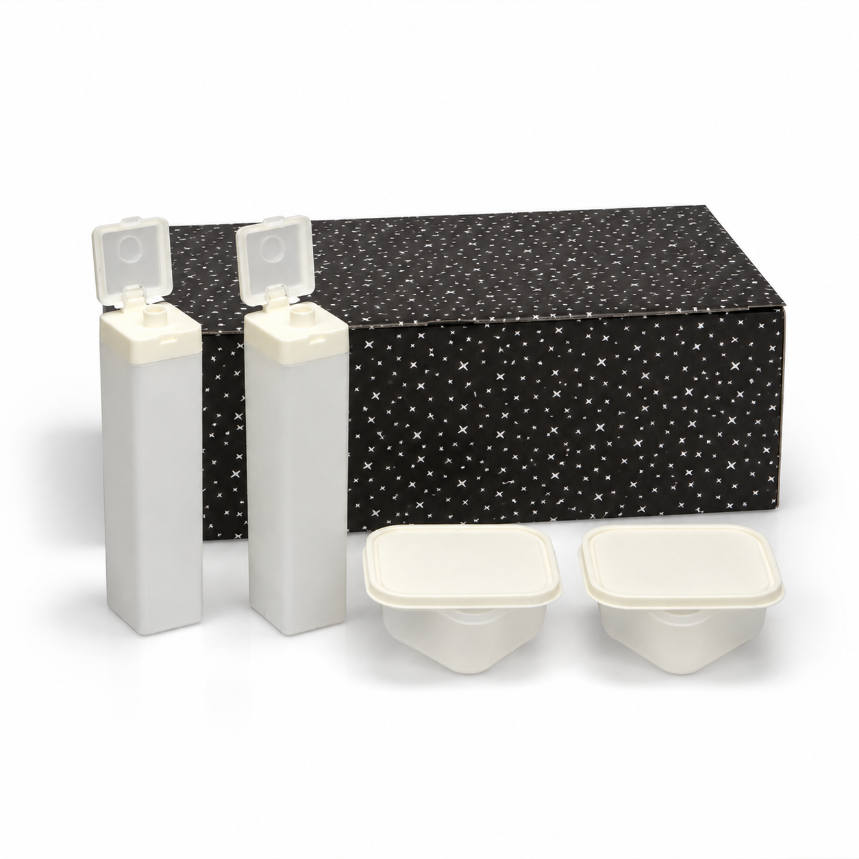 THE TWIN PAIR 2 PCS OF 1- LITRE SIP- POUT HANDLE BOTTLE + 2 STORAGE CONTAINERS OF 250 ML AND 500 EACH image 5