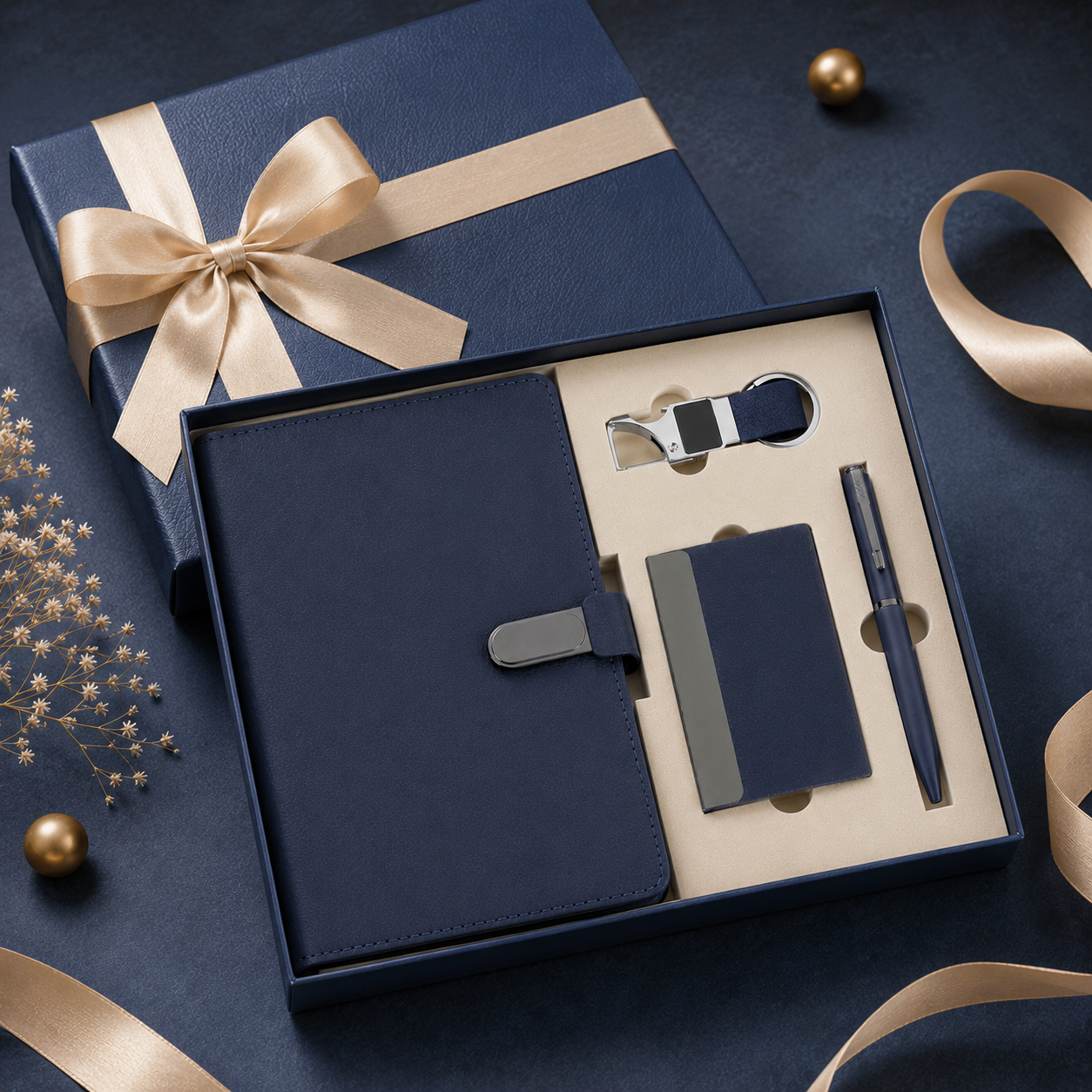 APEX BLUE  DIARY, PEN, KEYCHAIN & CARDHOLDER image 5