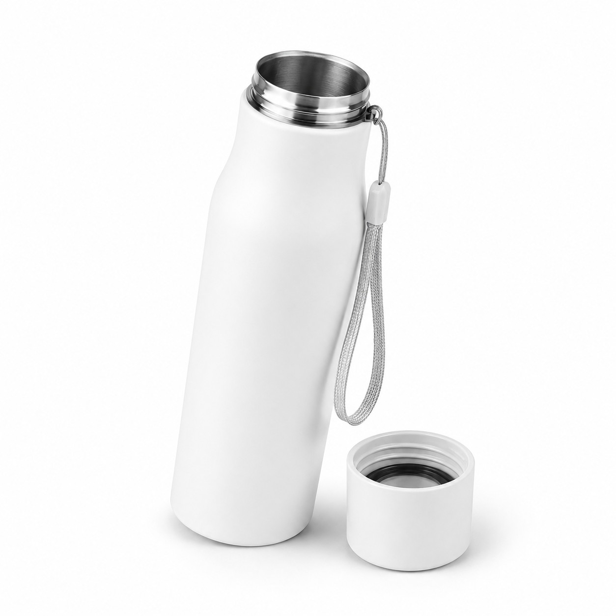 STEEL BOTTLE 750 ML WHITE image 3