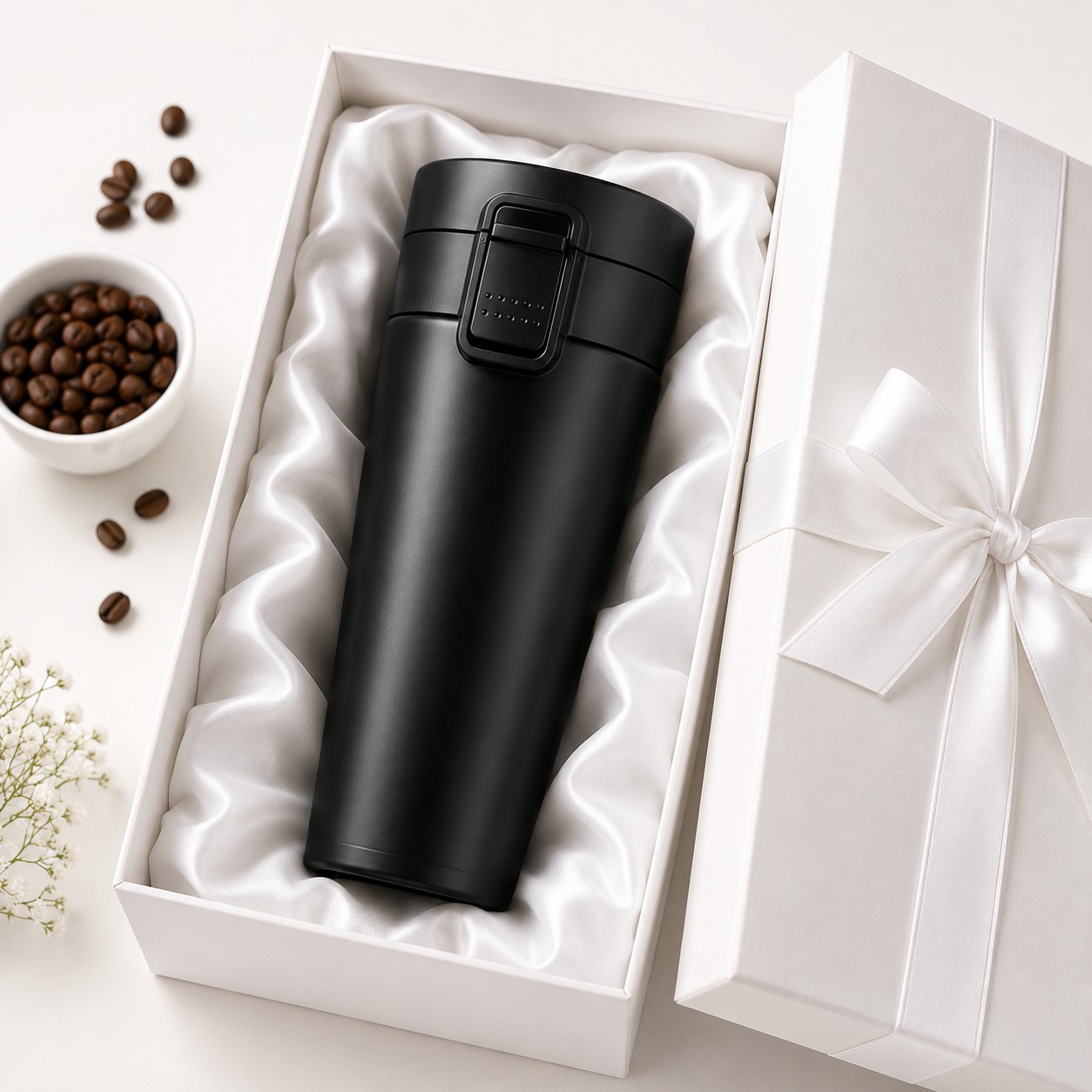 VACCUM INSULATED MUG 300 ML BLACK image 5