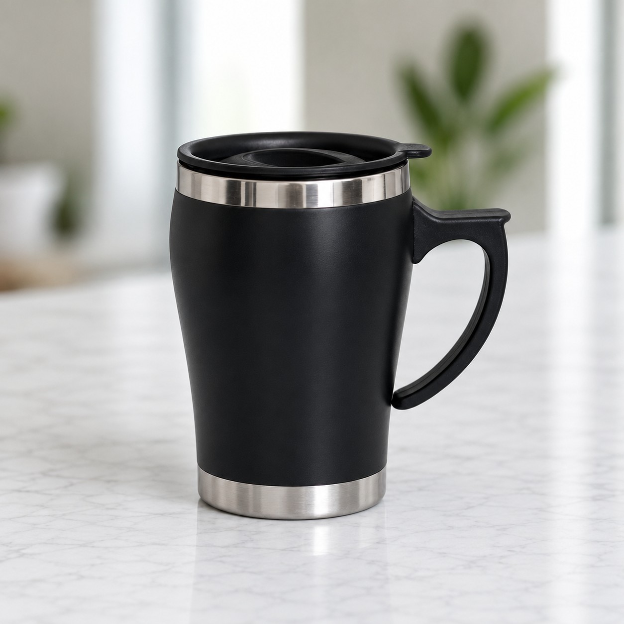 STEEL COFFEE MUG 350 ML image 2