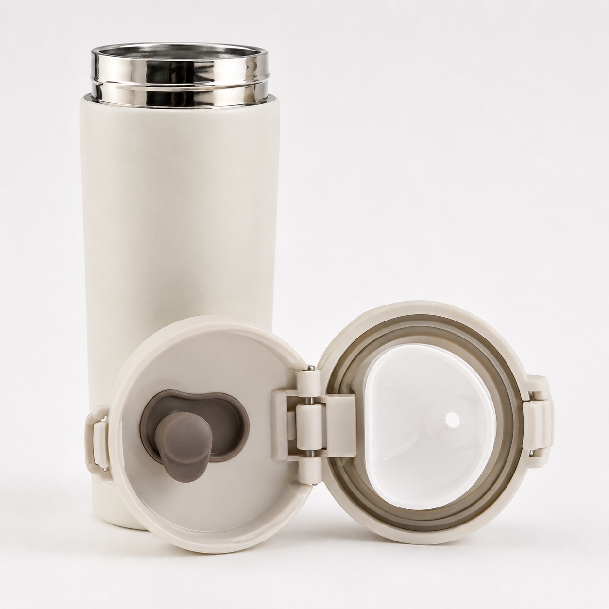 VACCUM INSULATED MUG 300 ML WHITE image 3