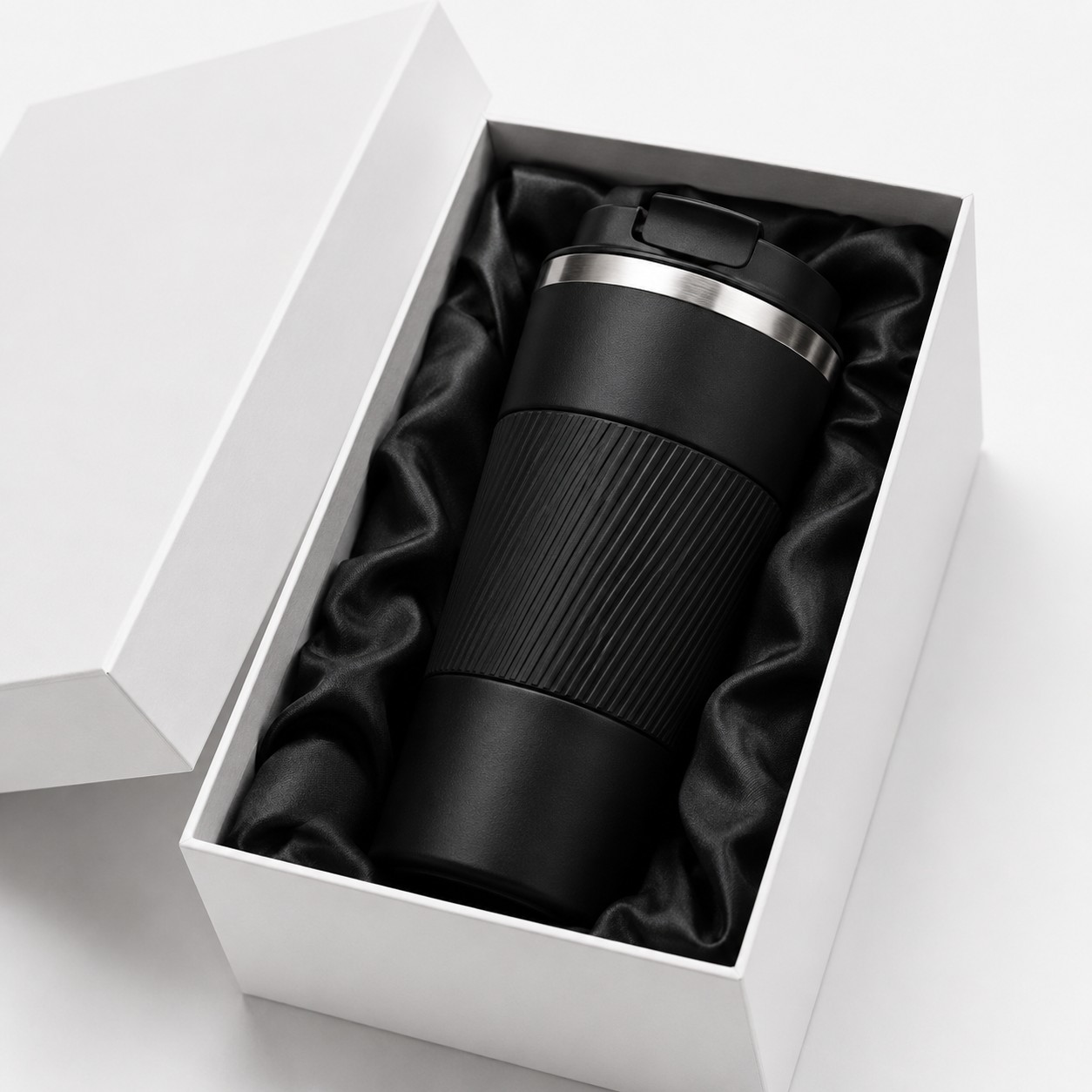 VACUUM COFFEEE MUG 400 ML BLACK image 5