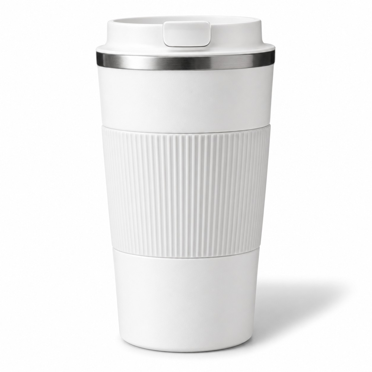 VACUUM COFFEEE MUG 400 ML WHITE