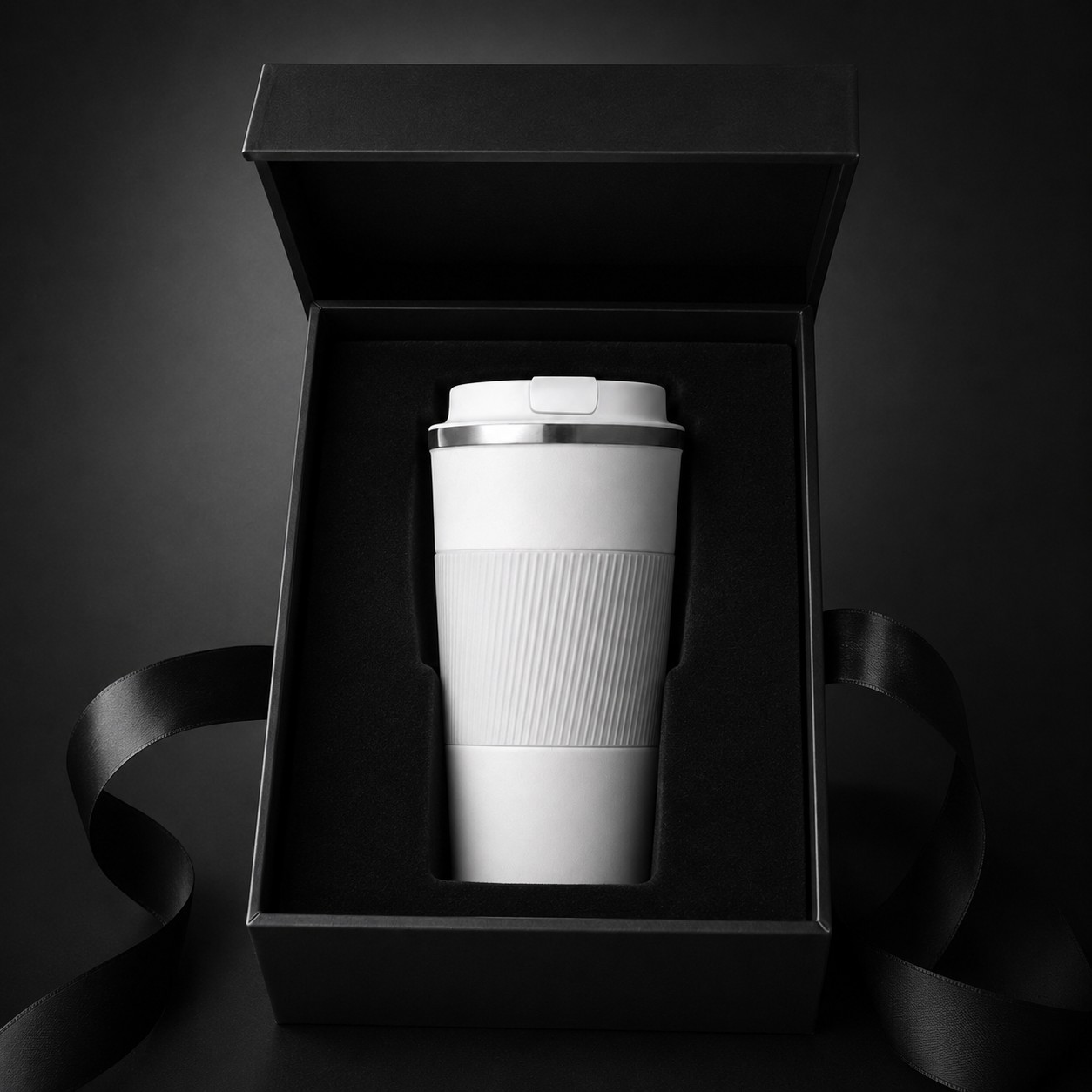 VACUUM COFFEEE MUG 400 ML WHITE image 4
